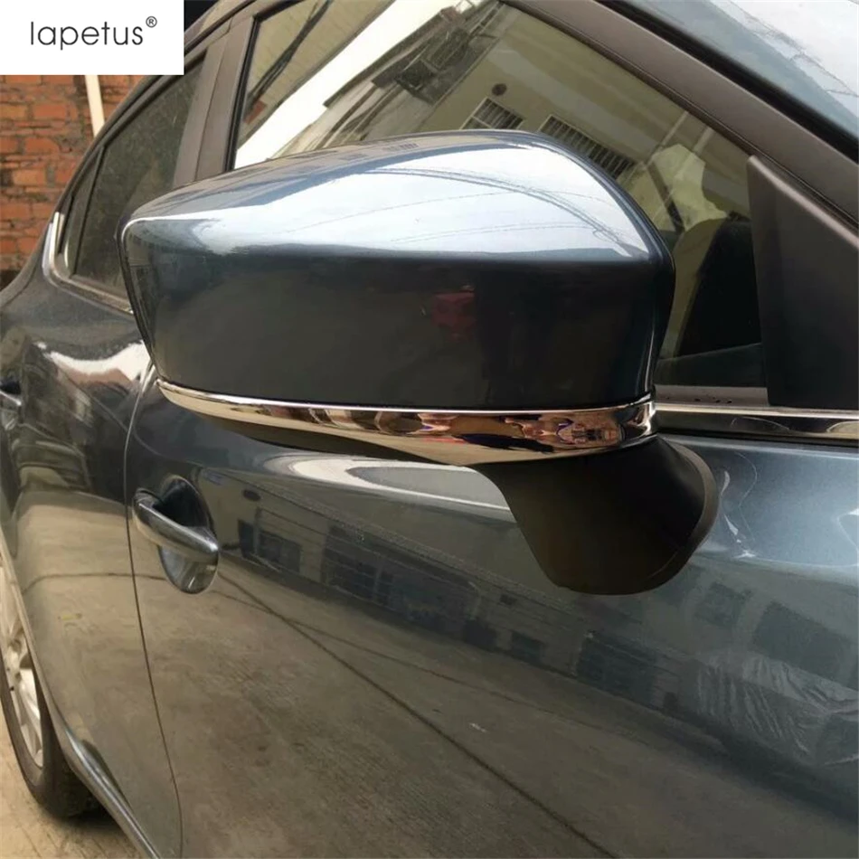 Аксессуары для Mazda 2 Demio 2015 2019 ABS передсветильник противотуманная фара кольцо веко