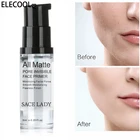 Праймер для лица ELECOOL, жидкий матовый макияж, крем для лица с мелкими линиями для жирной кожи, Осветляющий тон, Праймер, косметика