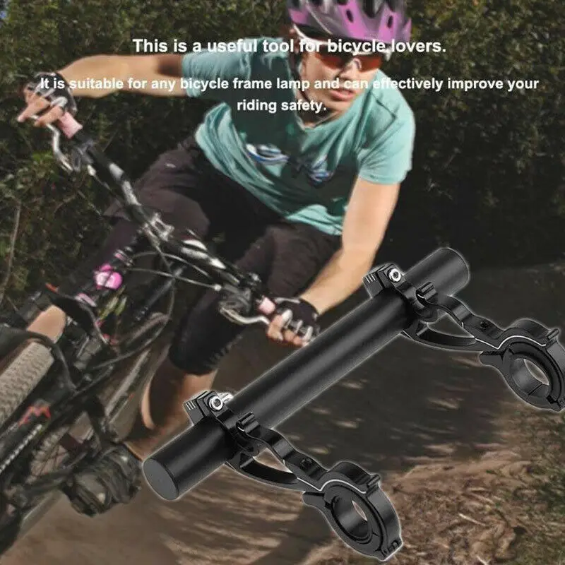 Велосипедный руль расширенный 20 см кронштейн держатель фар для велосипеда