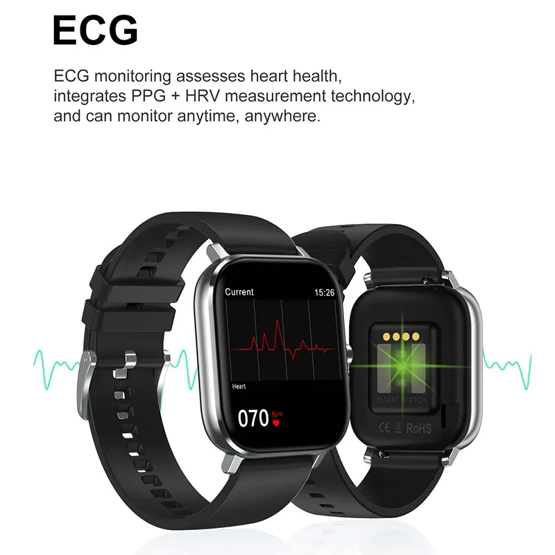 Смарт-часы MicroData X1 GTS Smartwatch 24-часовой мониторинг сердечного ритма Bluetooth Вызов IP67