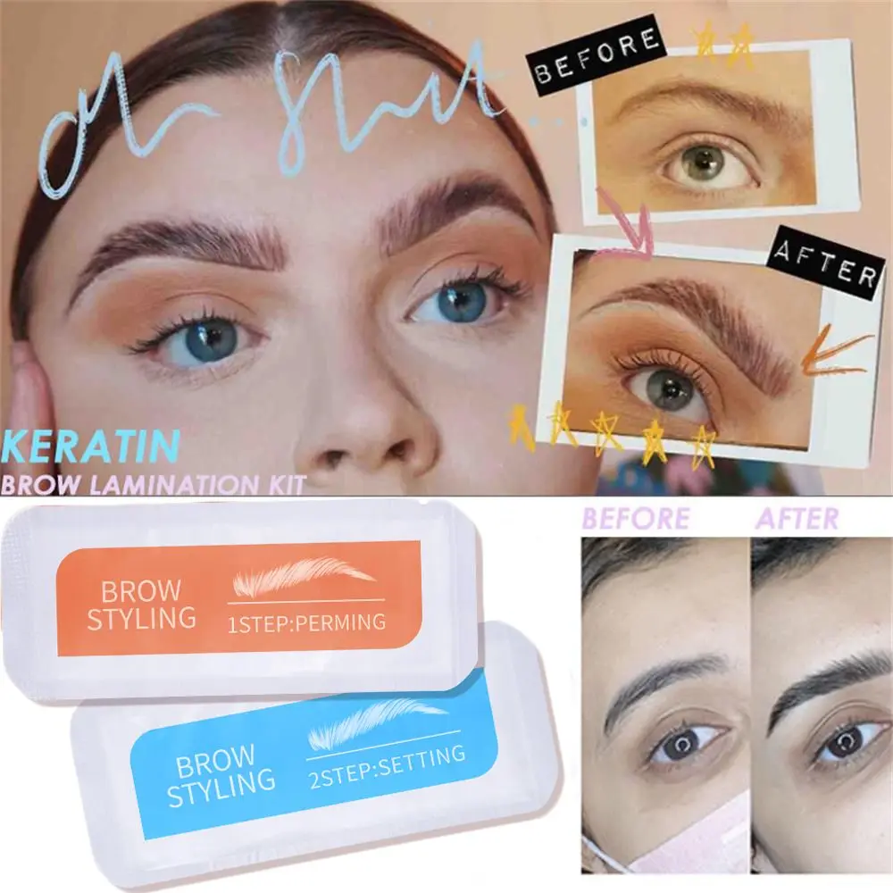 

Long Lasting Makeup Tool Brows Setting Eyebrow Lifting 3D Feathery Brows Keratin Brow Lamination Kit Eyebrow Setting