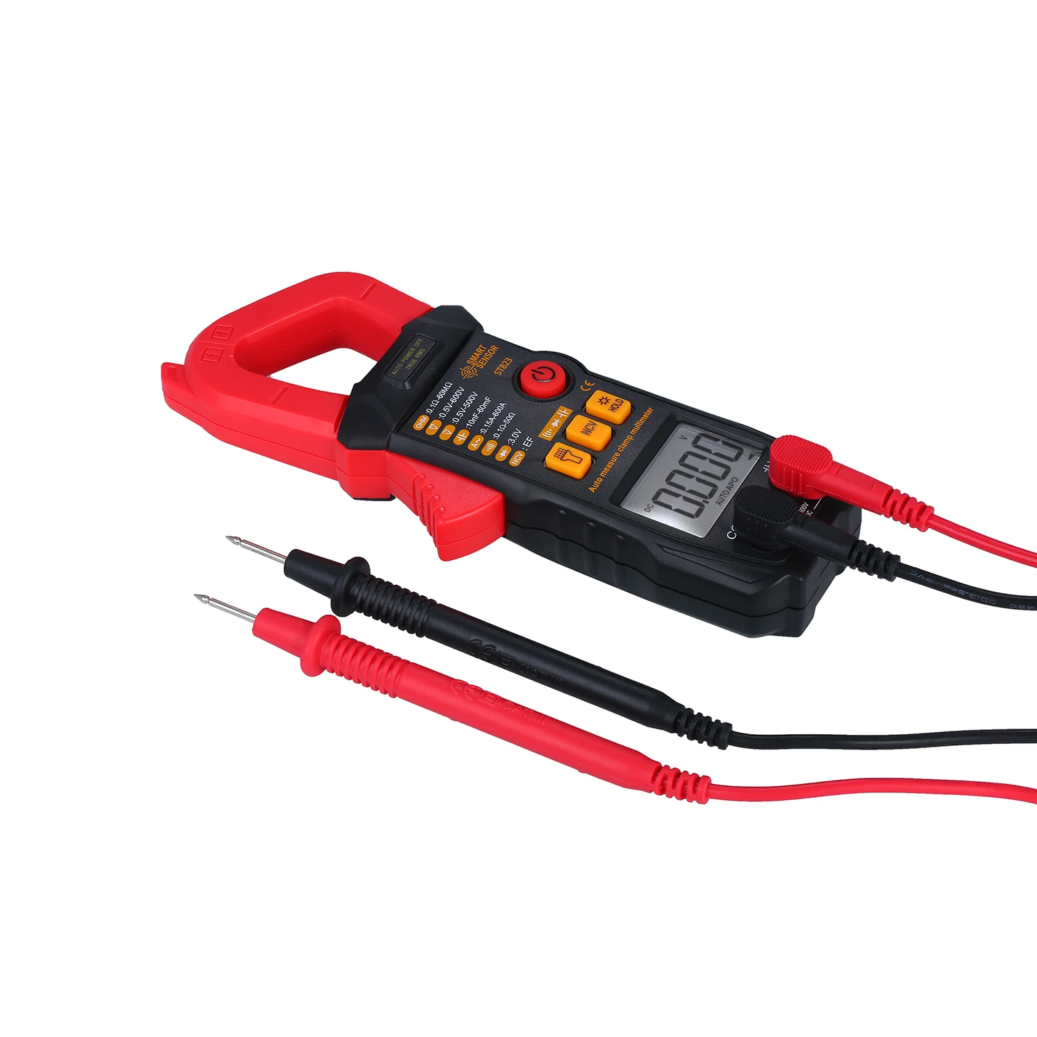 Умный датчик цифровой клещи Высокоточный Ручной Диапазон мультиметр AC Зажим для