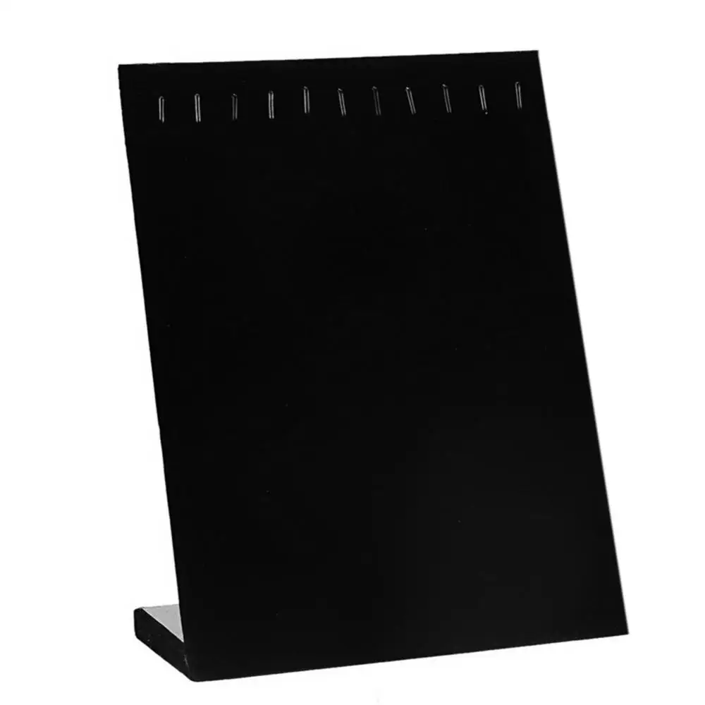 

11 Hooks L Shape Bracelet Chain Necklace Jewelry Display Holder Stand Organizer