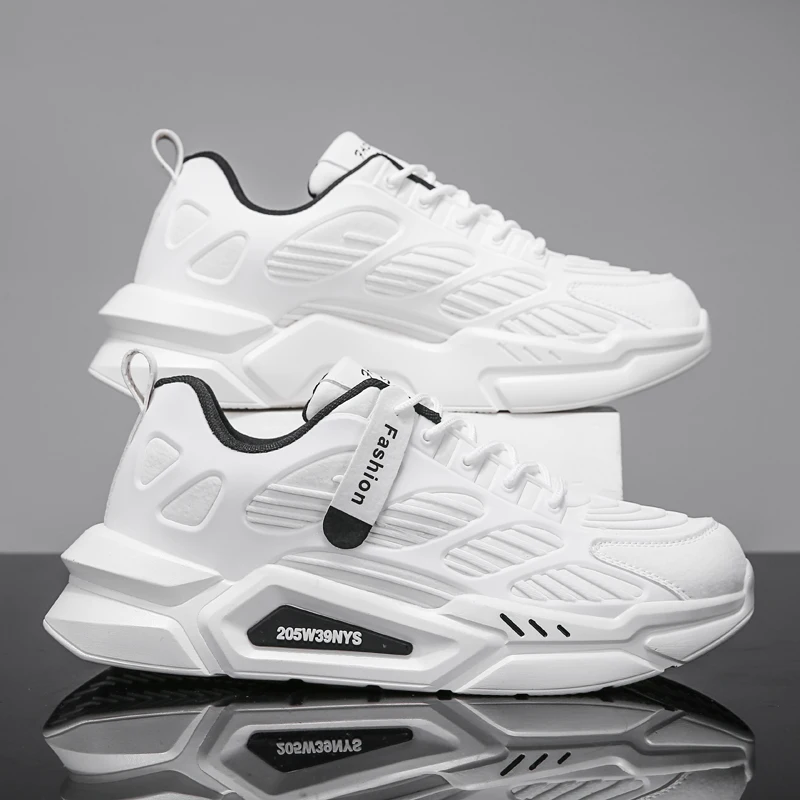 

Кроссовки мужские кожаные, классические, модная повседневная обувь для ходьбы и бега, легкие