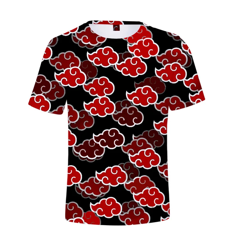 

Summer Red Clouds 3D Anime T-shirt Men Women Fashion 3D T Shirt Short Sleeve Harajuku Hip Hop Cute Tshirt Plus Size Tees Top