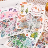 40 piecesbag 24 designs d diary stickers scrapbook section warm winter series japanese cute creative stationery stickers gifts
