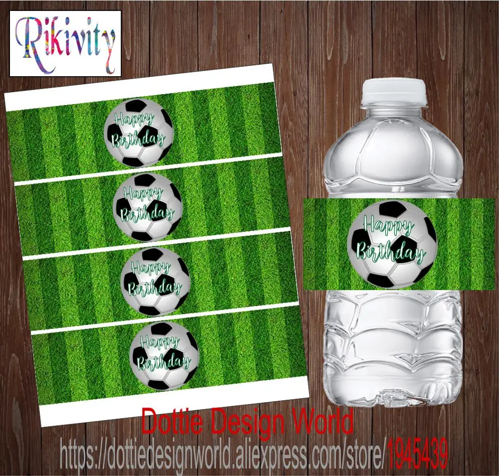 Наклейки на бутылки воды водостойкие 20 шт. | Дом и сад