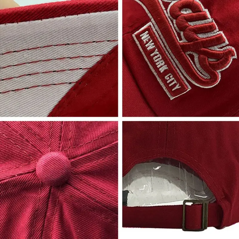 

New Fashion Cotton Baseball Cap Embroidered Letter Leisure Cap Sun Visor Hat Snapback Outdoor Sports Hiking Running Cap Dad Hat