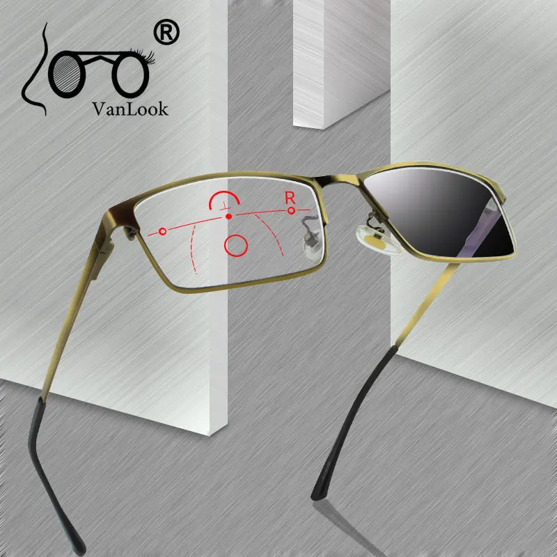 Прогрессивные Мультифокальные очки для чтения компьютерные мужчин и женщин