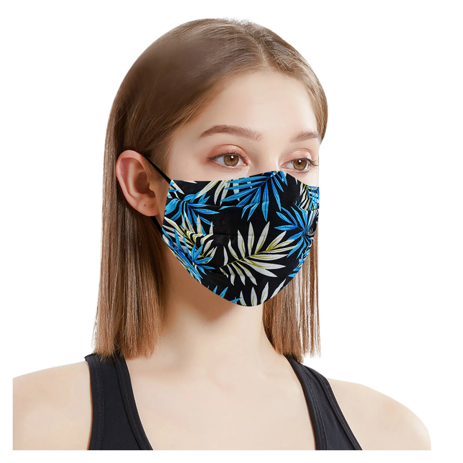 1 шт. Женский многоразовый шарф с цветочным принтом | Тематическая одежда и