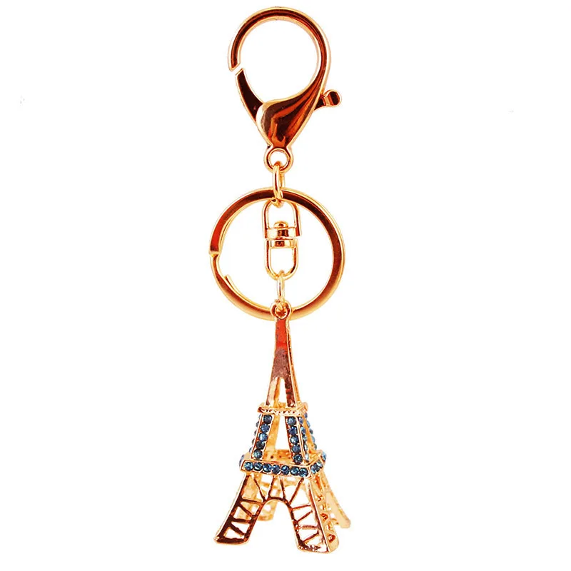 

Paris Tour Eiffel Rhinestone Key Chain Key Ring Decoration Key Holder