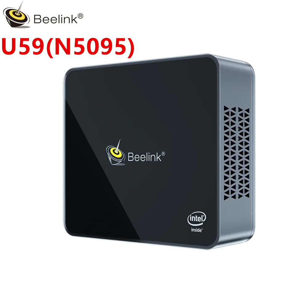 

Beelink U59 Mini PC Jasper Lake N5095 8GB/16GB DDR4 256GB/512GB SSD Windows 10 Pro 4K HDMI2.0 WIN10 Computer U55 mini pc Upgrad