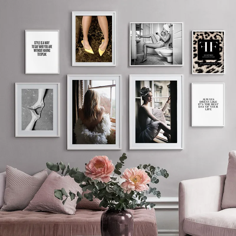 Модное женское нижнее белье Картина на холсте украшение картина для спальни