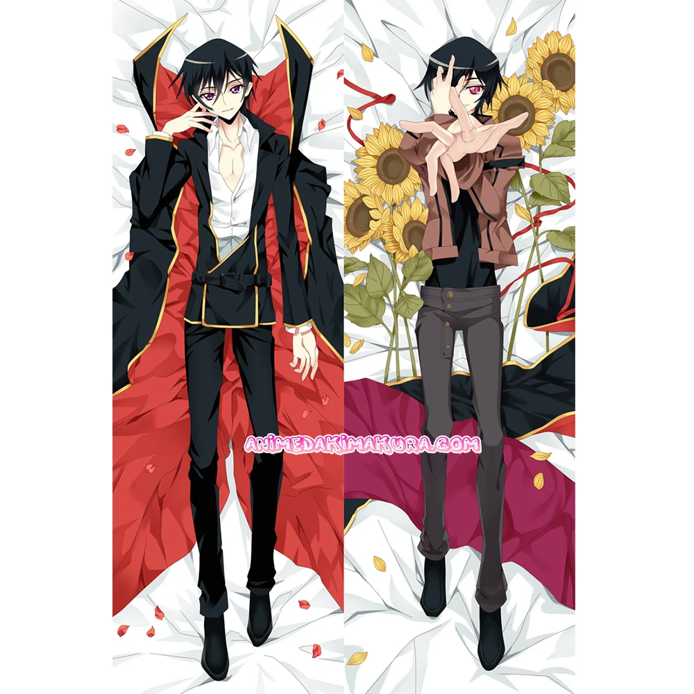 

Code Geass Lelouch Lamperouge Anime Dakimakura Hugging Body Pillow Case Cover