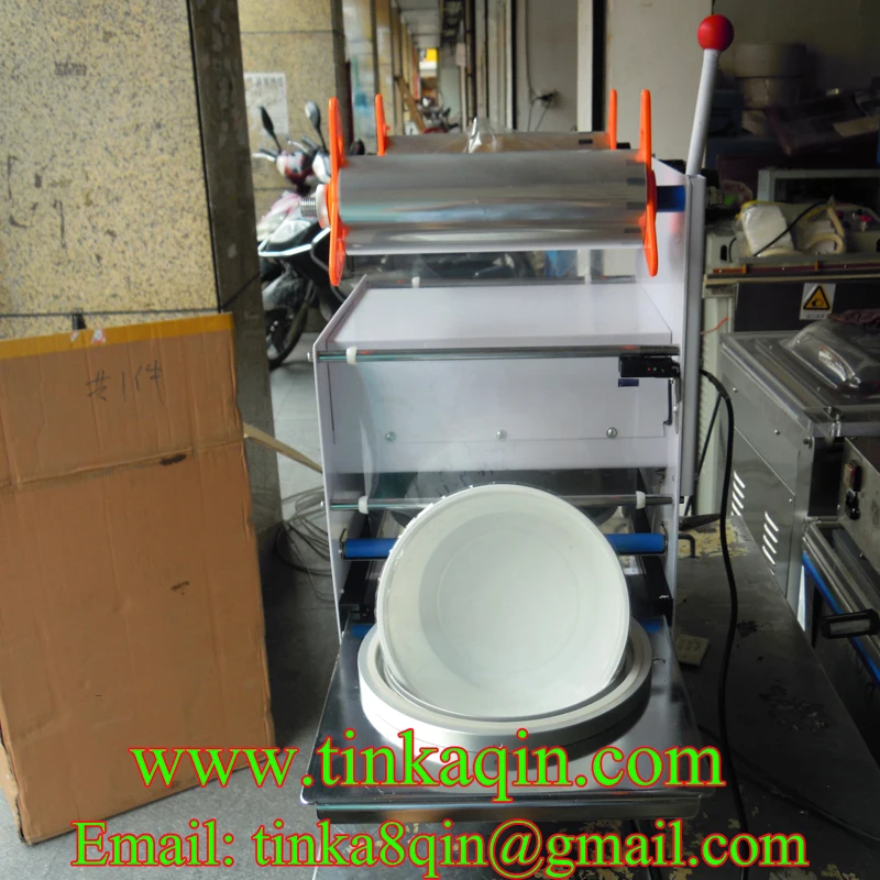 FGJ-Y1-1 semi-automatic capping machine Milk tea sealing Jelly plastic box tray cup Sealer Packing Machi | Бытовая техника