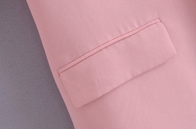 

Spring New Casual Style Suit Solid Color Collar And High Waist Design Pocket Decoration Women's Double Breasted Suit Trousers