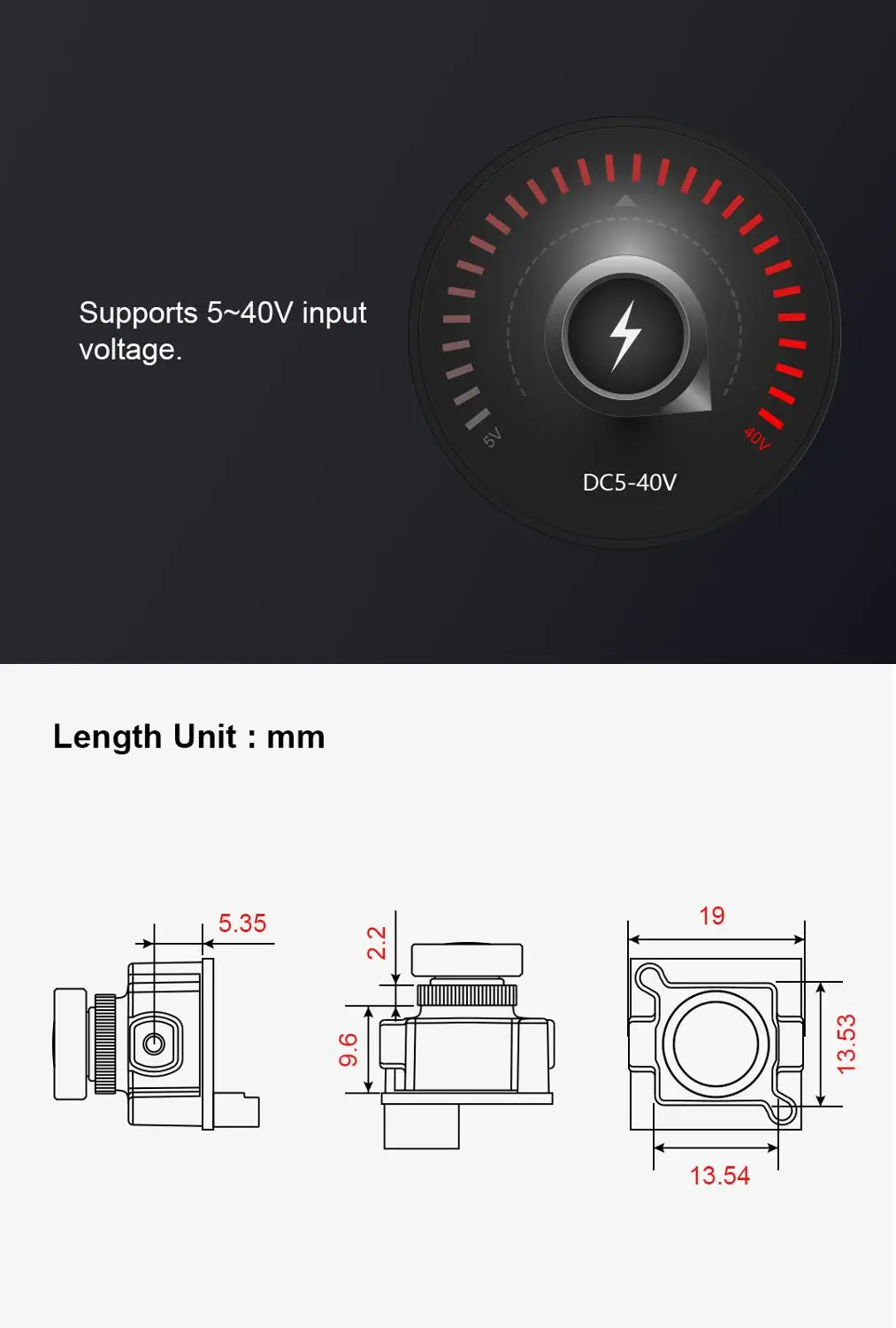 Foxeer Monster Micro Pro 1.8mm 16:9 1200TVL PAL/NTSC WDR Low Latency FPV Camera Built-in OSD DC 5V-40V Bracket VS Caddx | Игрушки и