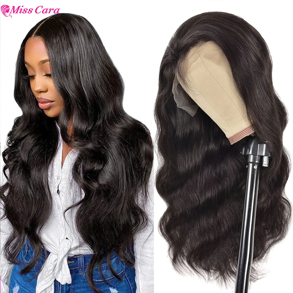 Бразильские волнистые человеческие волосы парик Miss Cara неповрежденные 180% из