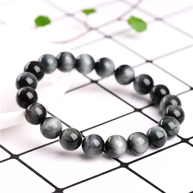 

New Fashion Hawk Eye Bracelet Natural Stone Loose Beads For Women Men Best Friend Birthday Holiday Gift