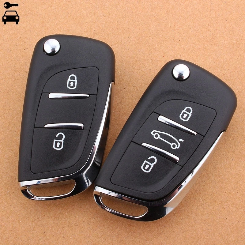 

3 Buttons Car Flip Remote Key Shell Key Case CE0536 for PEUGEOT 207 206 307 308 407 408 508 for CITROEN C1 C2 C3 C4 C5 Picasso
