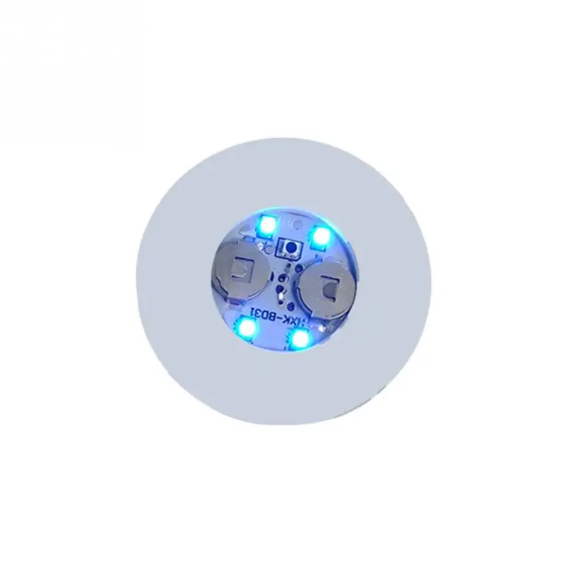 2pcs Blue Sticker Светящийся кубик льда, новинка, светящиеся игрушки для дня рождения, игрушки для вечеринки, водный бар, бокал для вина, декоративные игрушки, бутылочка, коврик для чашки, наклейки - Цвет: 2pcs Blue Sticker