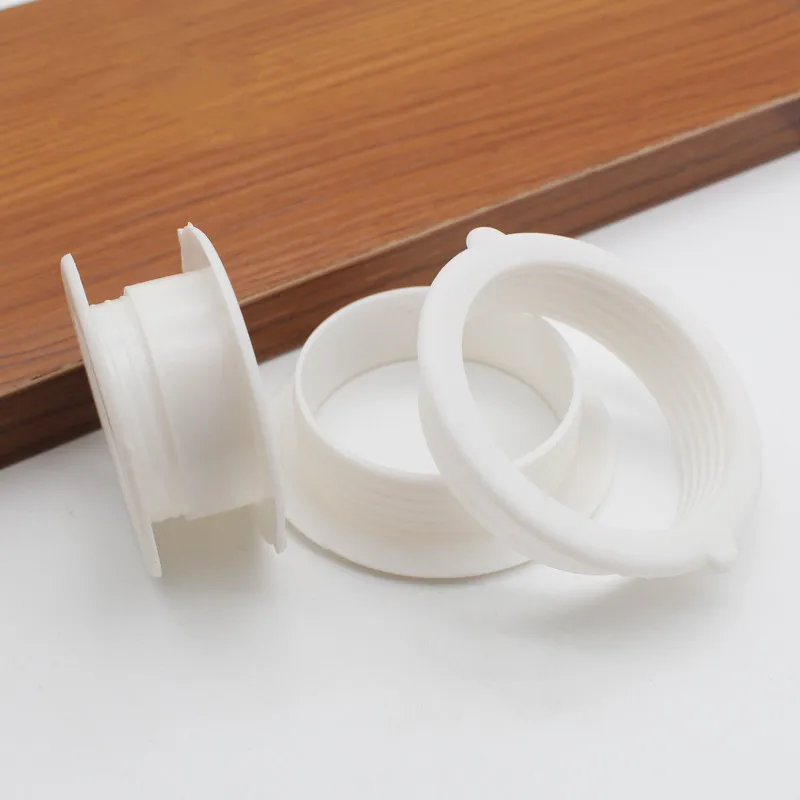 

4pcs Plastic cabinet air vent decorative hole cap round Sewer floor drain cover pc desk table cable Outlet grommet wire holder