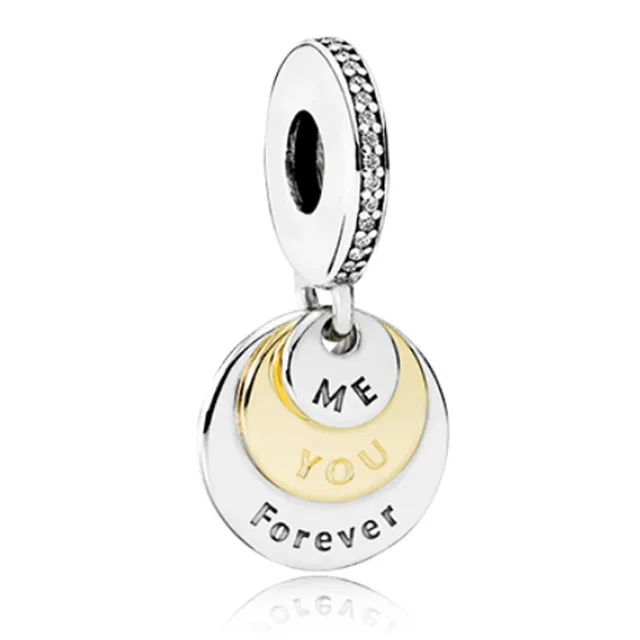 Браслет QANDOCCI Fit Pandora Настоящее серебро 925 пробы оригинальные бусины для