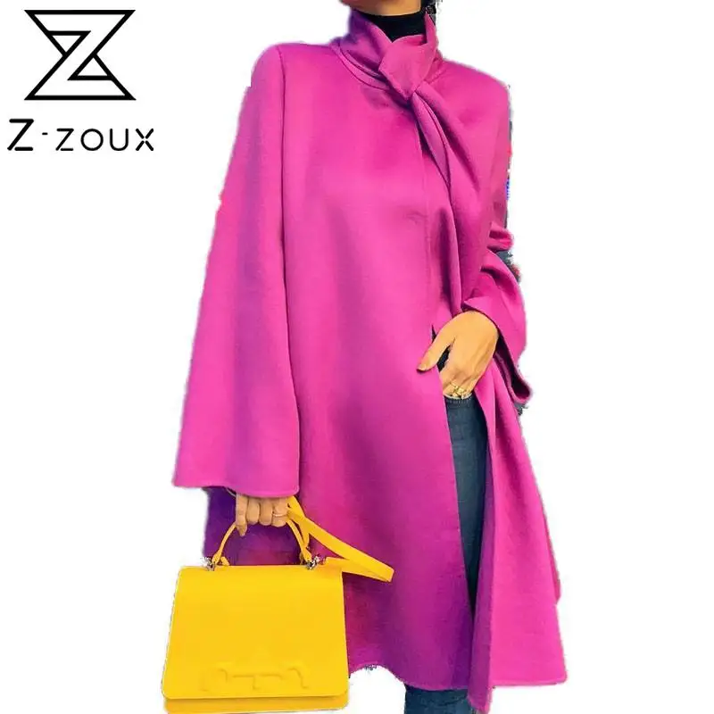 

Z-ZOUX Women Trench Coat Autumn Thin Windbreaker Simple Long Coat Temperament Women Long Coat Women Fashion Overcoat 2020 New