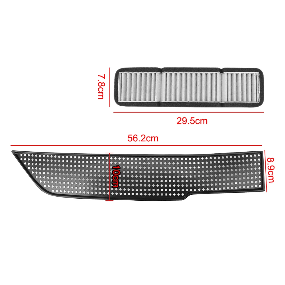 

Air Conditioning Air Inlet Protective Cover Car Air Flow Vent Filter Cover Car Accessories For Tesla Model 3 Anti-blocking