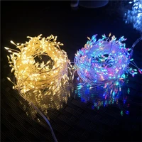 2 5m 5m copper wire 100200led string lights firecracker fairy garland light for christmas window wedding party battery operated