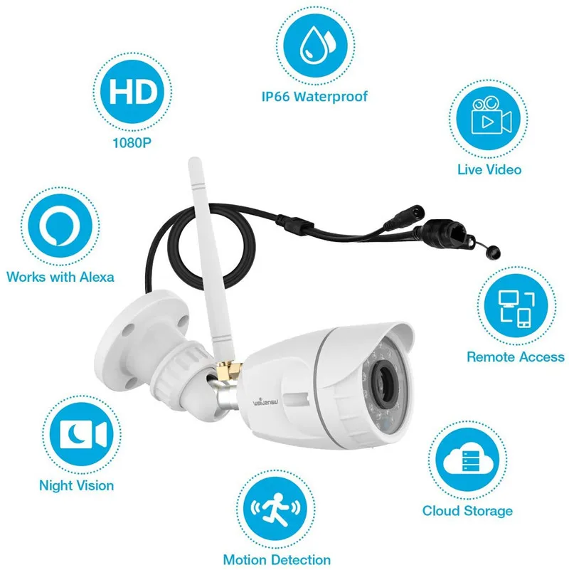 Vstarcam 1080P 2MP IP Камера наружная камера Wifi IP66 Водонепроницаемый безопасности Камеры