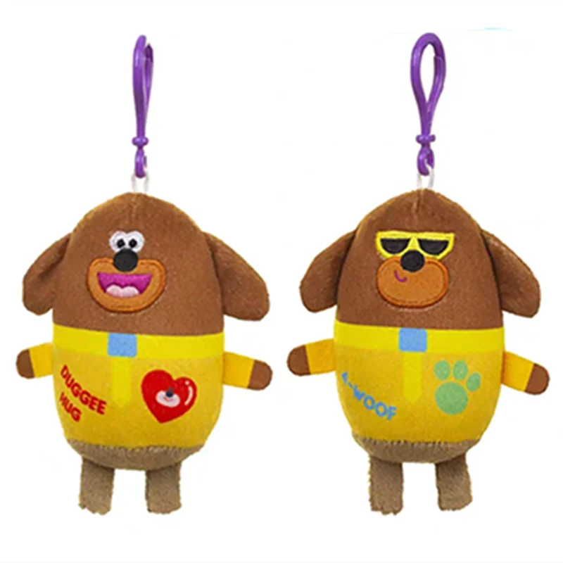 

Новинка милый плюшевый брелок в виде собаки из мультфильма Hey Duggee с маленькой подвеской 12 см детские мягкие игрушки для подарка детям