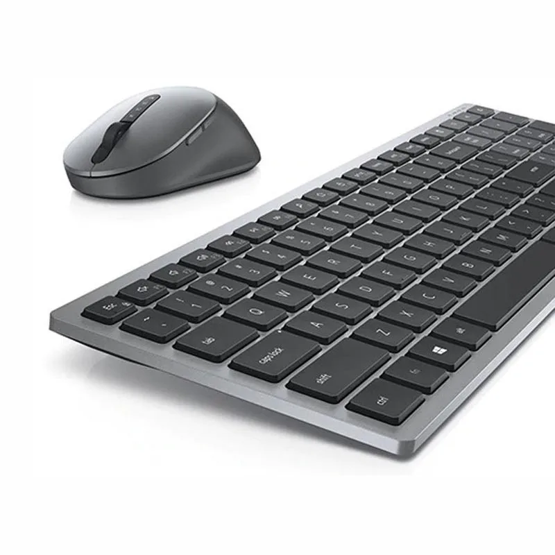 

Многофункциональные Беспроводные устройства Dell KM7120W + Bluetooth клавиатура и мышь Combo RF Grey
