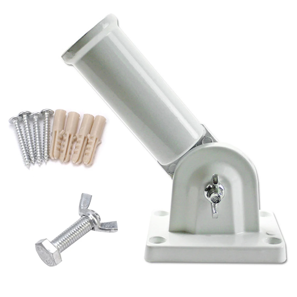 Алюминиевый держатель флага регулируемый на 880 градусов настенный угловой