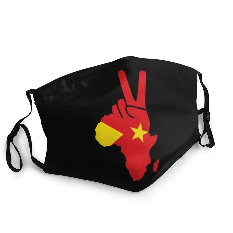 

Неодноразовая маска для лица Tigray с Африканским флагом гордости для мужчин, Пылезащитная маска, респиратор, маска для рта