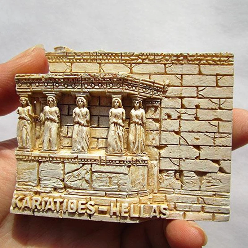 Greece Athens 3D Fridge Magnet Travel Souvenir Gift Scenic Resin Magnetic Sticker For DIY Home Kitchen Decoration | Дом и сад