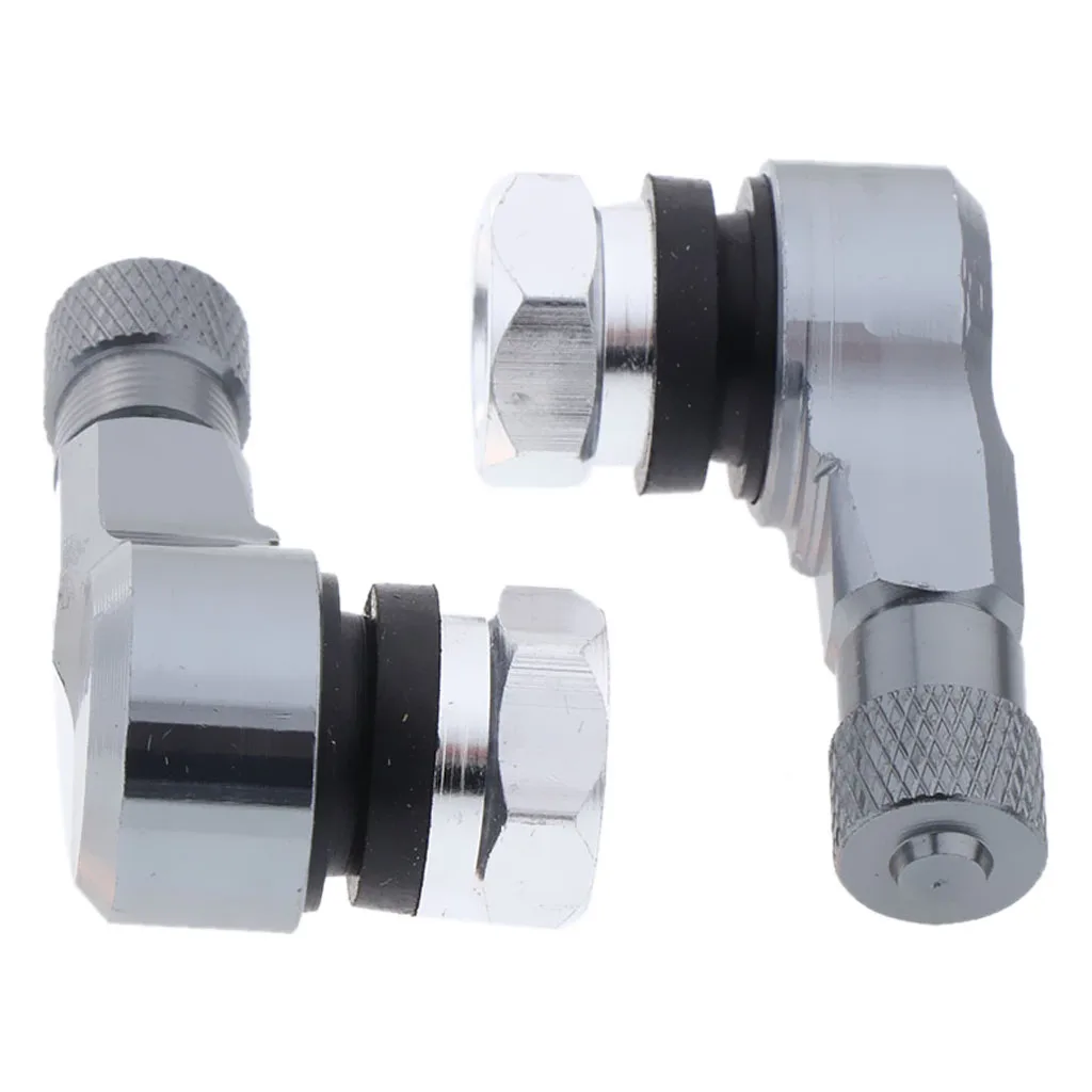 

2pcs Pack Lightweight Motorcycle Tyre Pressure Guard Valve Stem with Dust Cap Cover