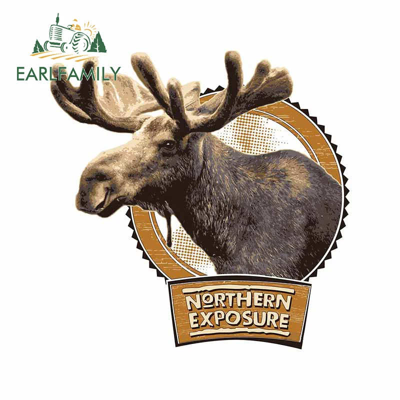 

EARLFAMILY 13 см x 12,6 см мультяшная наклейка «сделай сам» для Северной экспозиции виниловые автомобильные наклейки на доску для серфинга ствол со...