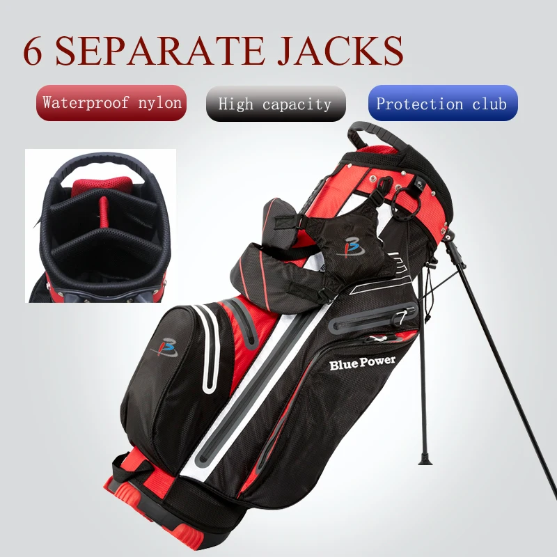 Бесплатная доставка водонепроницаемая сумка для гольфа с 6 отверстиями мужчин и
