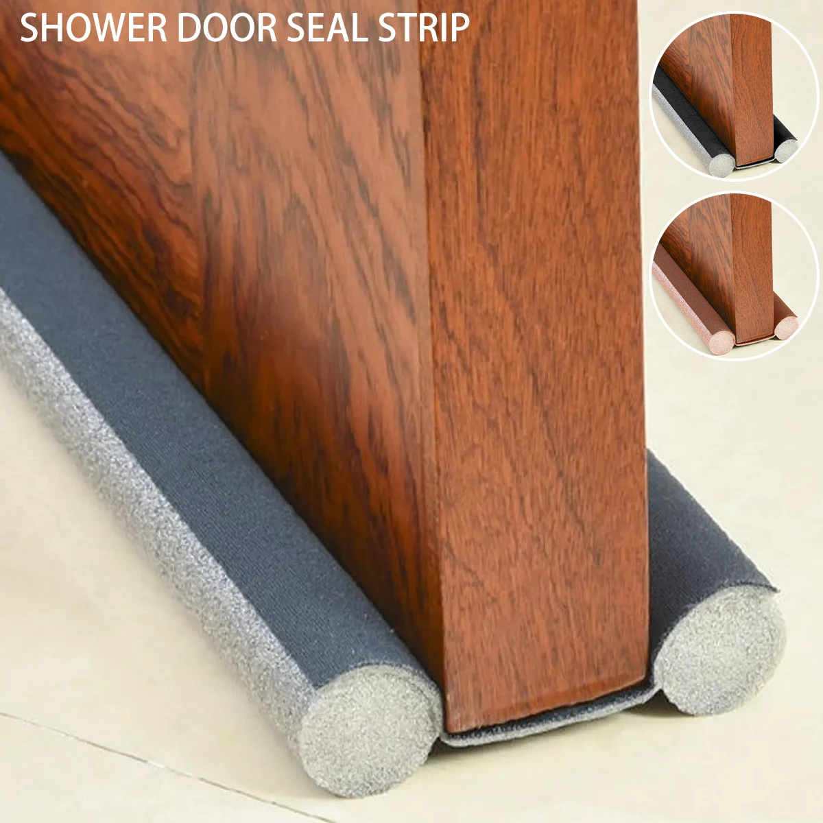 

1M Door Seals Strip Waterproof Door Bottoom Seal Strip Flexible Wind Noise Reduction Stopper Under Door Sealing Blocker Door