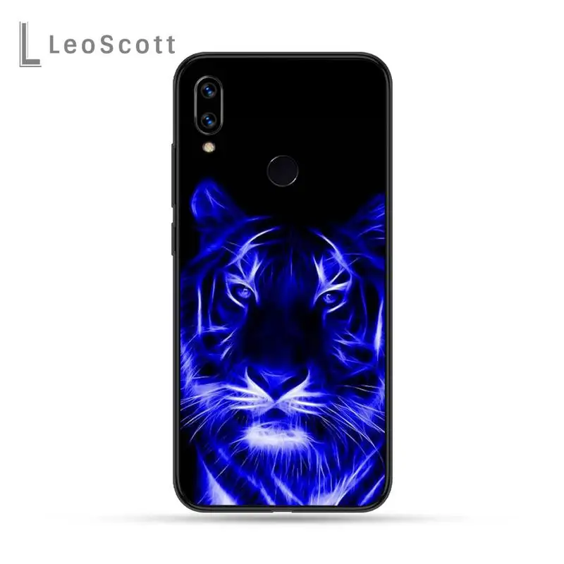 

Wolf Tiger Lion Phone Case For Xiaomi Redmi Note 4 4x 5 6 7 8 pro S2 PLUS 6A PRO