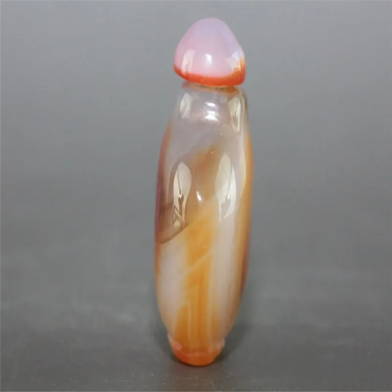 Китайский Натуральный узор 2 1 дюймовый Агат табак бутылка|bottle|bottle bottle |
