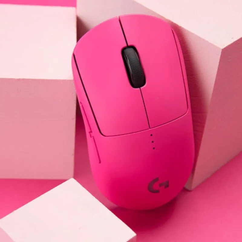 Logitech gpro беспроводная мышь ВОВ профессиональная игровая bullshit king розовая футболка