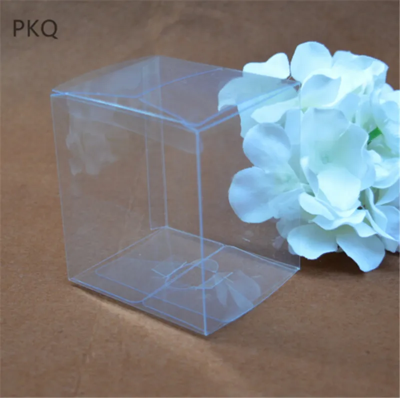 10pcs Transparent PVC Boxes Packing Fresh Flower Christmas Gifts Box Clear Tool Display | Дом и сад