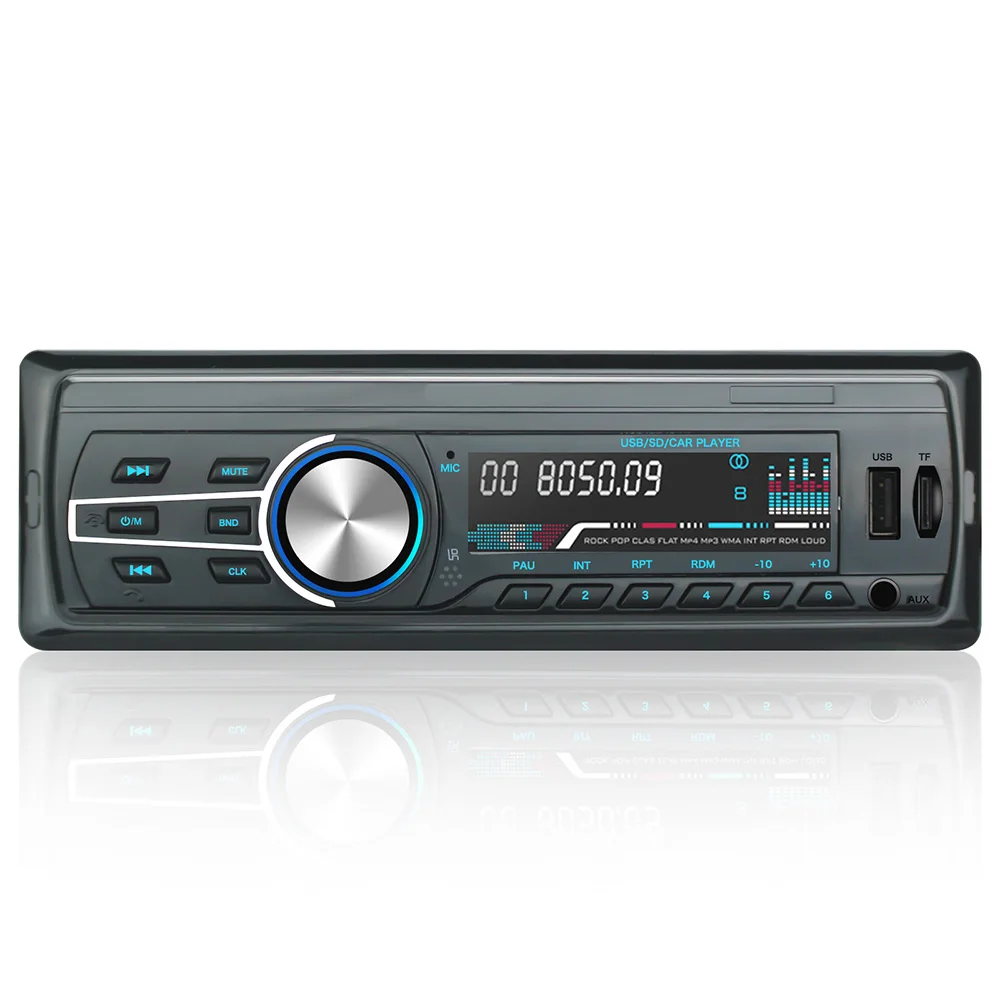 Автомагнитола, Bluetooth, автомагнитола, 12 В, автомобильное аудио, стерео, FM, беспроводной, BT плеер, AUX, SD, USB, зарядка в тире, 1 din, Автомобильный MP3, Multimeda, BY002