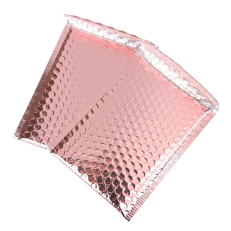 10 шт. розового золота в воздушно-пузырчатой упаковке пузырь почтовые сумки