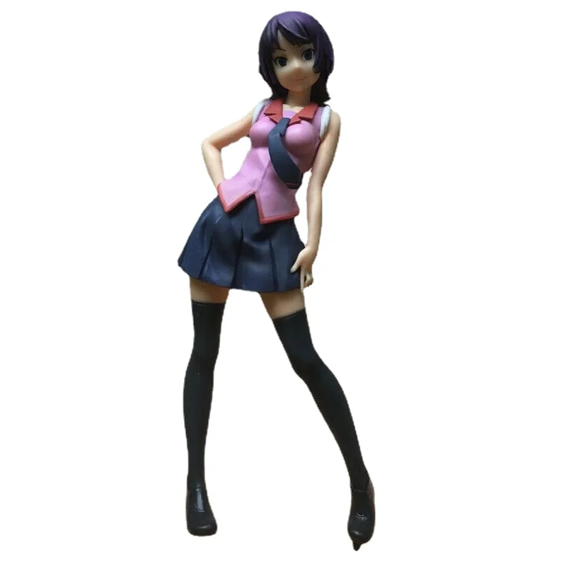 Настоящая фигурка Bakemonogatari 1/8 senjougarella Hitagi школьная форма с короткими волосами