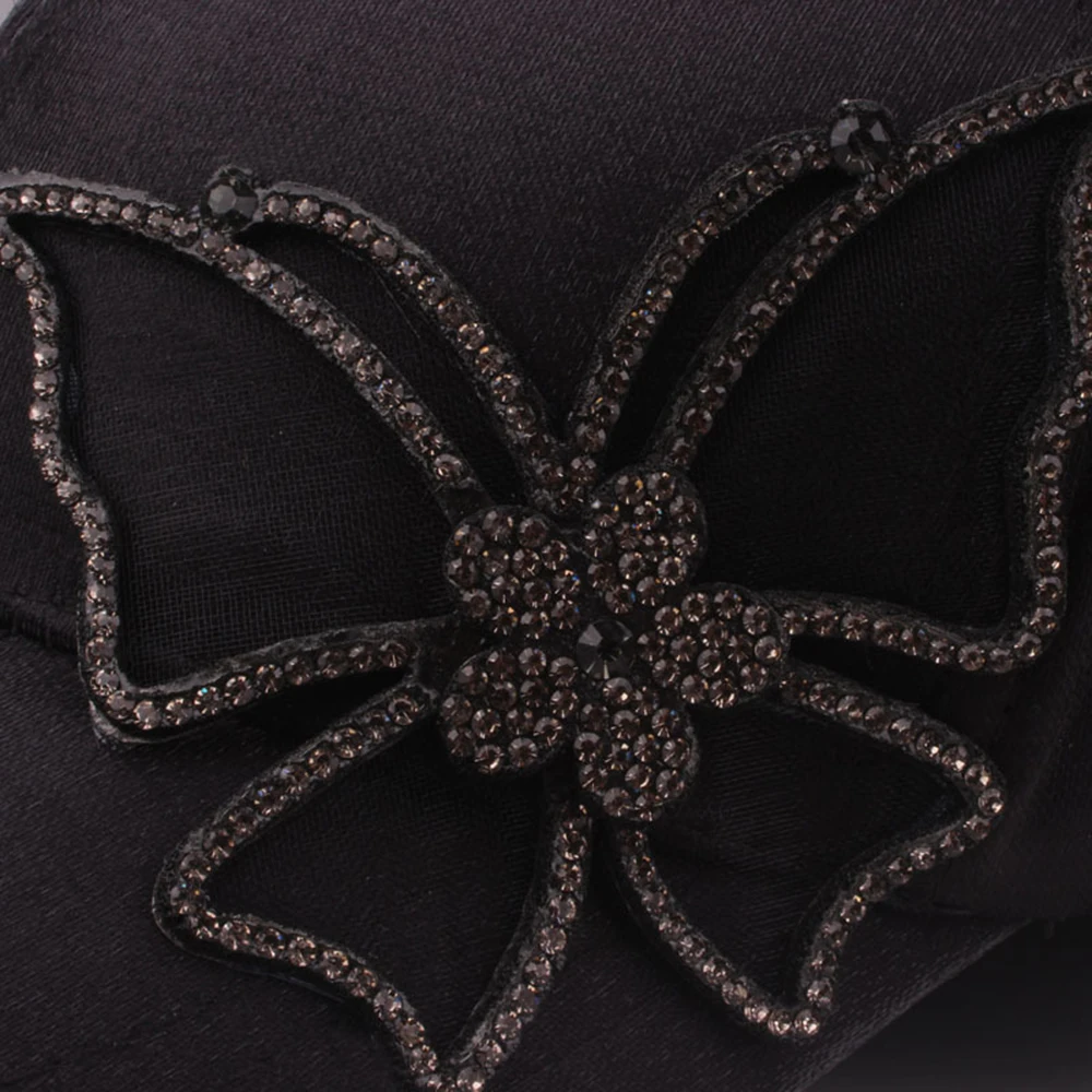 

Fashion Rhinestone Sequin Butterfly Baseball Cap Summer Outdoor Solid Color Girls Women Snapback Hip Hop Adjustable Sun Hat