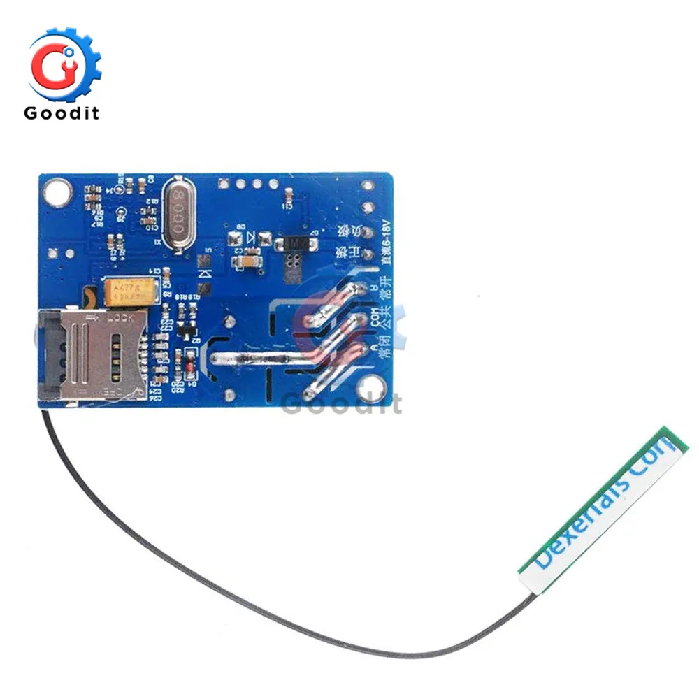 Релейный модуль diymore GSM SIM800C STM32F103CBT6 антенна 2G сеть для Arduino умный дом SMS