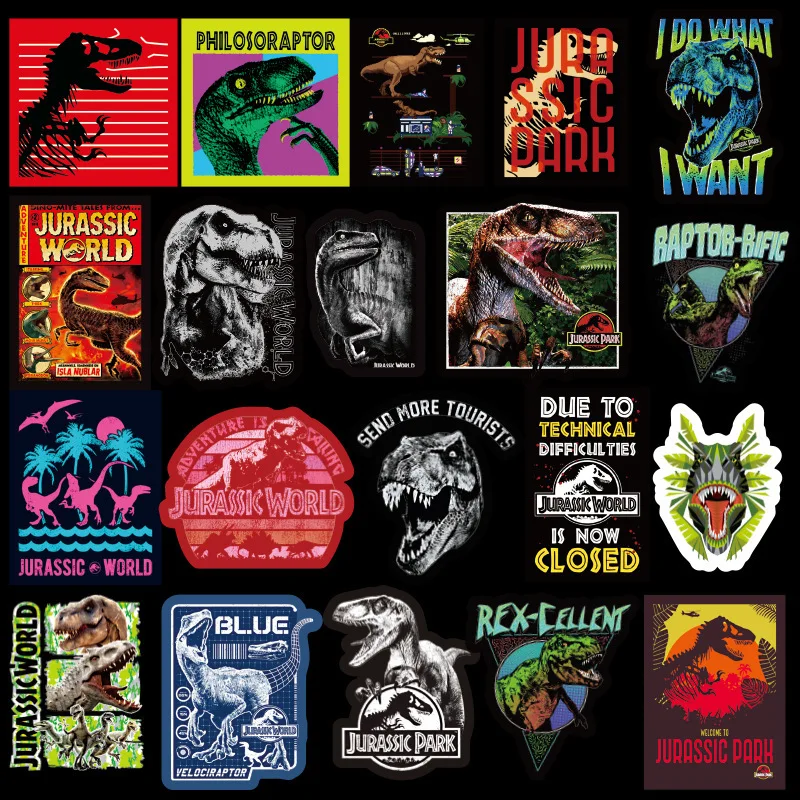 75 шт. наклейка динозавра парка Юрского периода детские игрушки каракули ручной